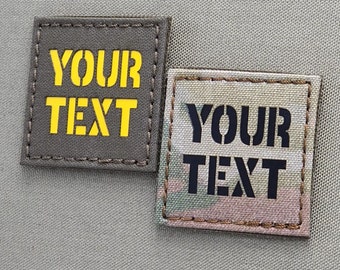 Custom Your Own Texts 2″x2″ Laser Cut Patch