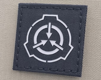 Fiktives SCP Foundation 2"x2" Laser Cut Patch