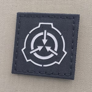 Fictional SCP Foundation 2&quot;x2&quot; Laser Cut Patch