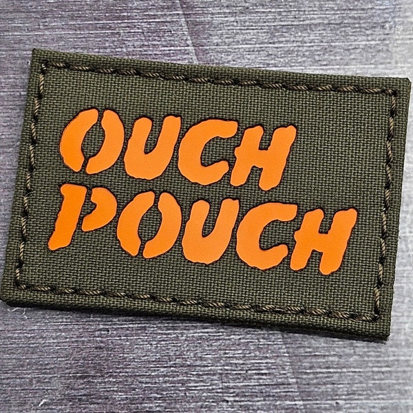 Autsch Beutel 2 "x 3,5" Lustiger Laser Cut Patch