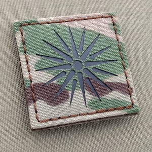 Vergina Sun Greek Argead Star Macedonia Alexander the Great 2&quot;x2&quot; Laser Cut Patch