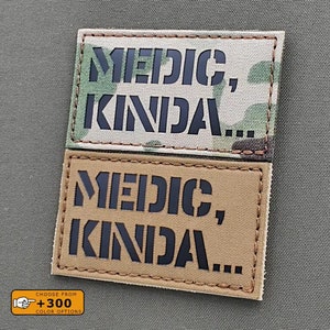 Toppa tagliata al laser Medic Kinda IFAK EMS 2 &quot;x3,5&quot;.