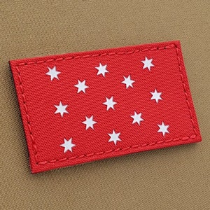 Drapeau du quartier général standard du siège général de Washington, guerre d&#39;indépendance des États-Unis, patch découpé au laser 2 x 3,5 pouces