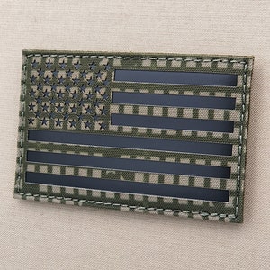 America USA flag 3&quot;x5&quot; US Forward LaserCut Patch
