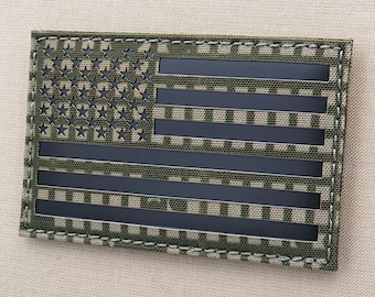 America USA flag 3&quot;x5&quot; US Forward LaserCut Patch