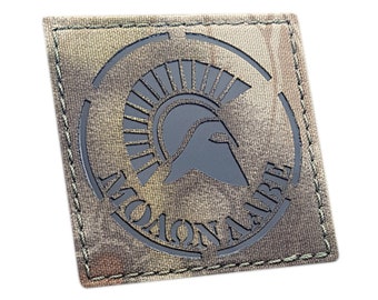 Spartan Molon Labe 3 "x 3" Laser Cut Patch