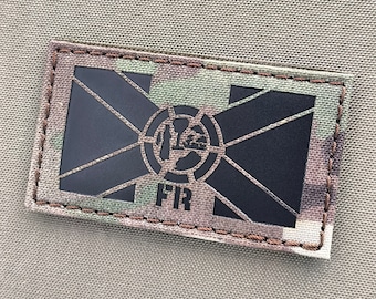 Frankreich Florida Freundschaft Flagge 2 "x3,5" Laser Patch