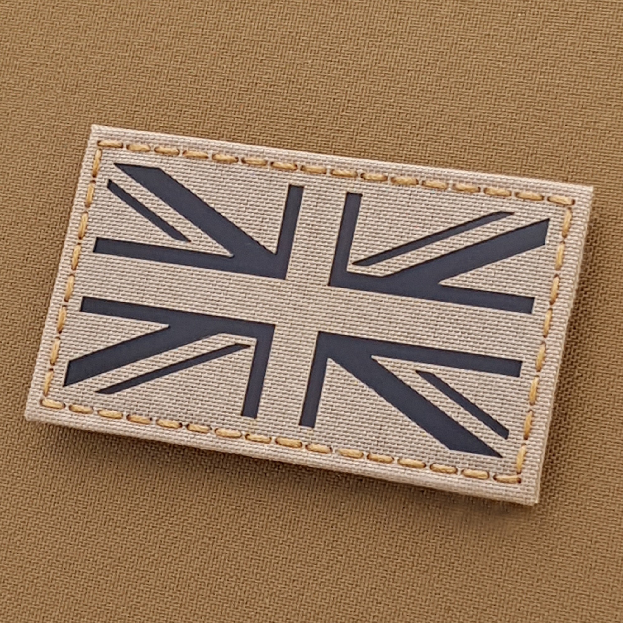 UK Union Jack British Army Military IFF Tactical 2"x3.5" Laser Cut ...