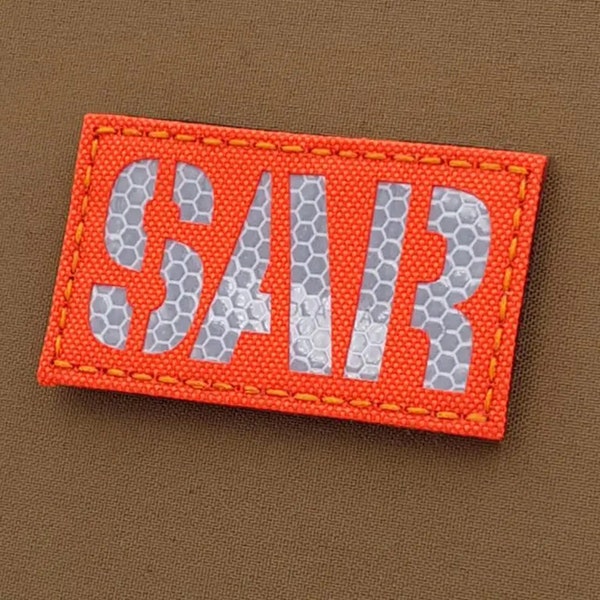 Hi Viz SAR 2 "× 3,5" Such- und Rettungs-Laser Cut Patch