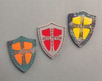 Knights Templar Tactical Patch, Crusader Cross Morale Emblem