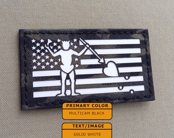 JBCD Toppe Tattiche Pirata Barbanera - 2 Pezzi, PVC, Con Velcro, 8x5 Cm, Edward Teach, Per Zaini E Uniformi - 5