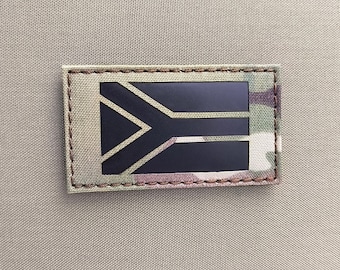 South African Flag 2"x3.5" Laser Patch