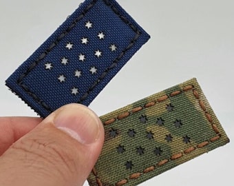 General Washington HQ Standard Headquarters Flag American Revolutionary War 1"x2" Lasercut Patch