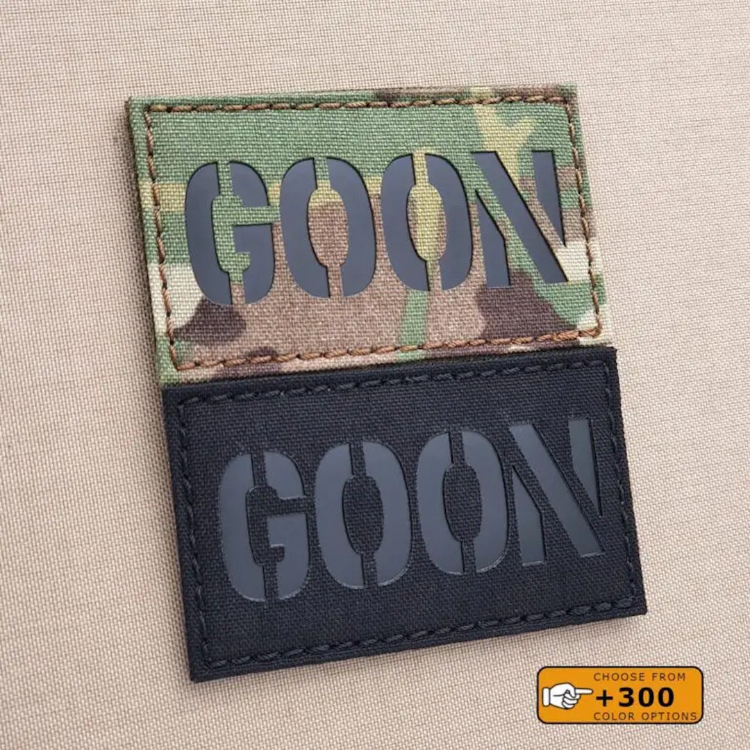 Goon 23.5 Funny Tactical Morale Army Military Lasercut Patch Etsy