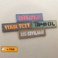 Custom 1″x3.5″ Your Name Tape Lasercut Patch product logo