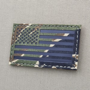 USA America flag 2&quot;x3.5&quot; US Forward  LaserCut Patch
