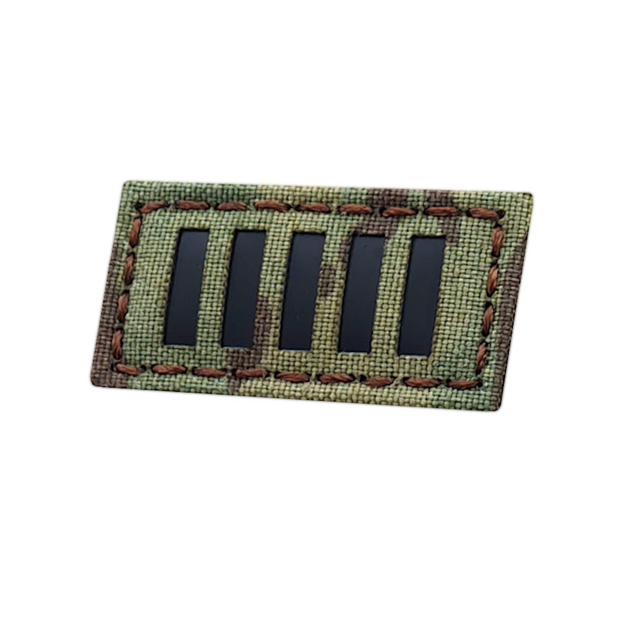 Rebellious Stripes Sons of Liberty Flag American Independence Revolution 1776  1"x2" Laser Cut Patch