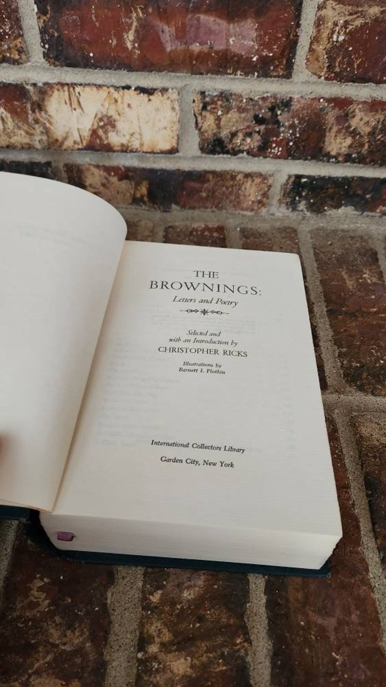 Christopher Ricks Hd The Brownings: Letters and Poetry - Christopher Ricks - International ...