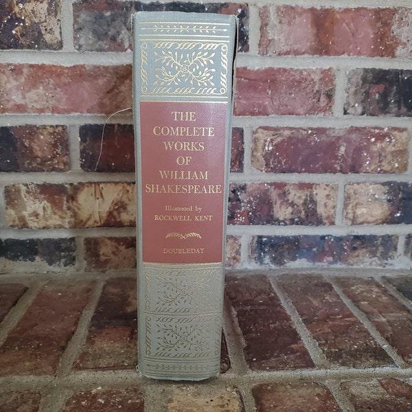 1936 The Complete Works of William Shakespeare - The Cambridge Edition Text Illustrated by Rockwell Kent - Preface by Christopher Morley