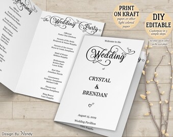 booklet program etsy