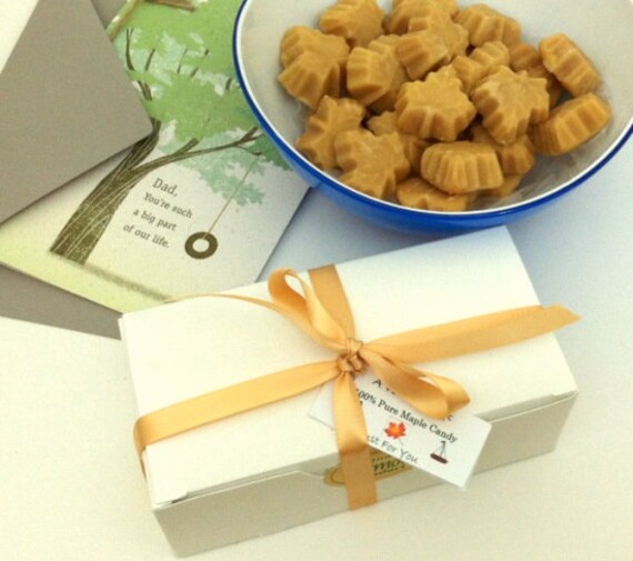 Thanks Dad Pure Vermont Maple Sugar Candy Gift Box Etsy