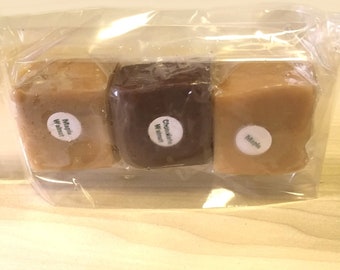 3-piece Maple Fudge Chunks Sampler