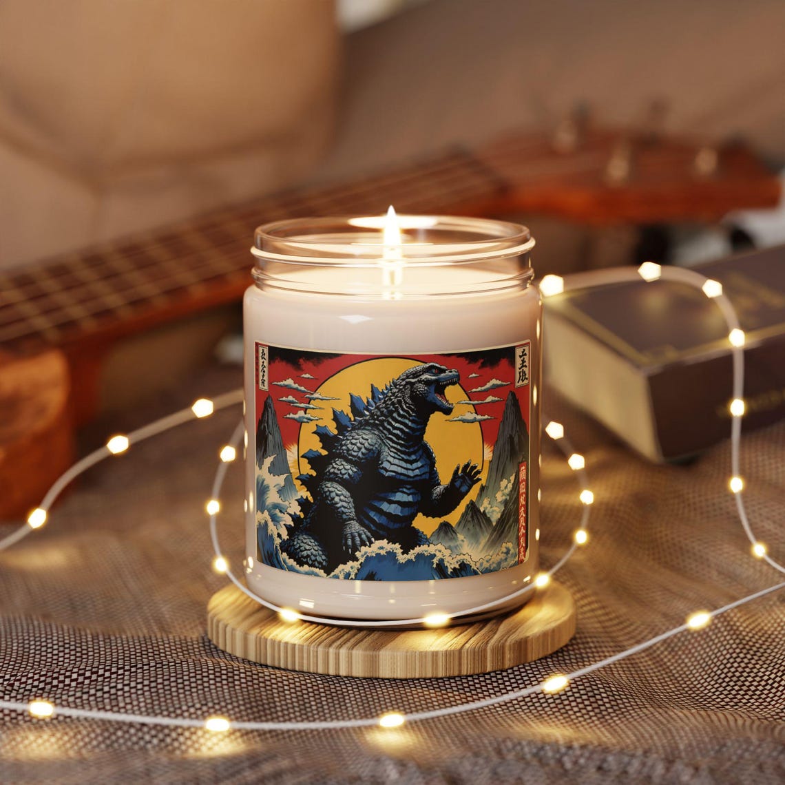 Godzilla Cologne Godzilla Prayer Candle Japanese Art, Omg the Perfect Gift for True ...