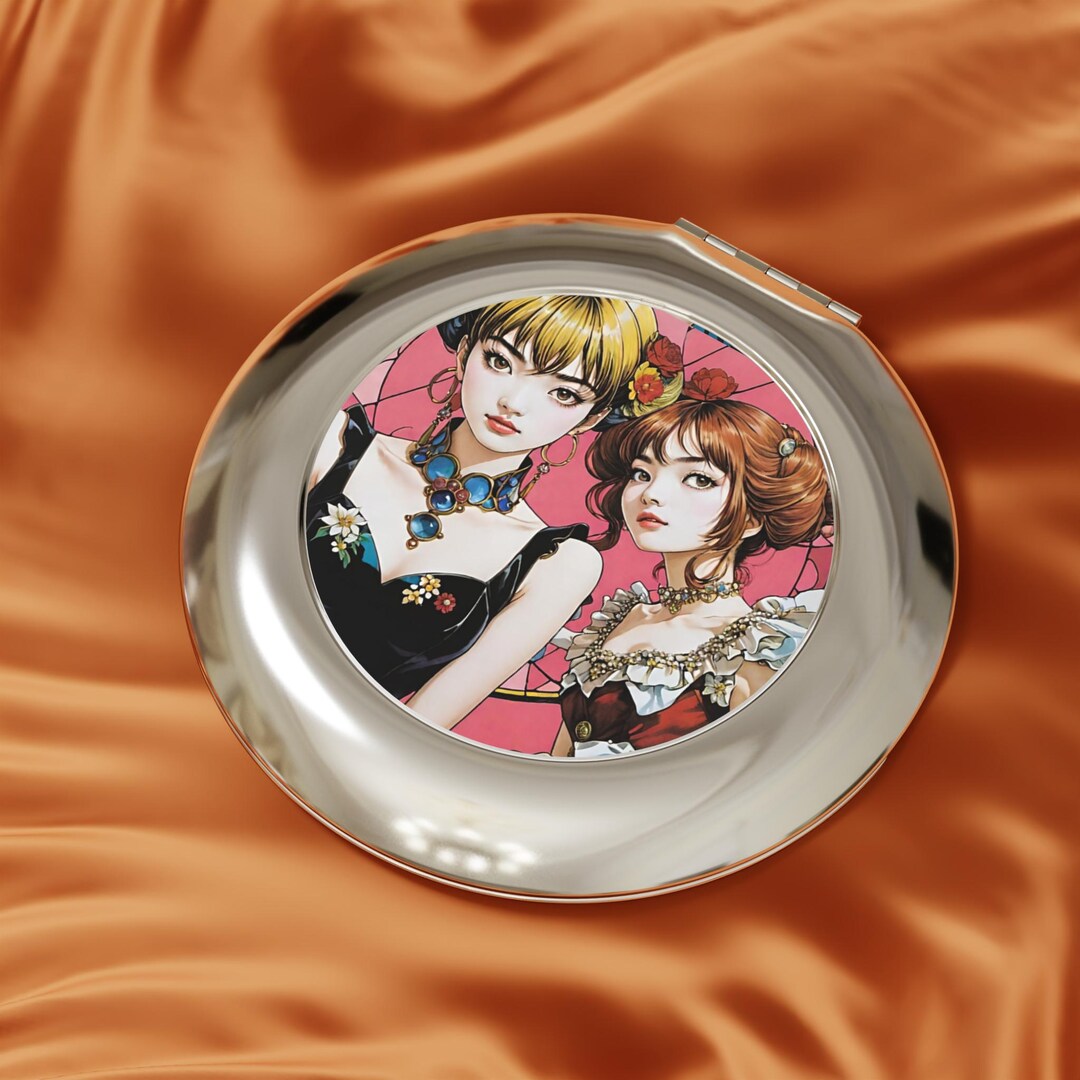 Nana Manga Anime Girl Compact Travel Mirror, Manga Makeup Mirror, Anime ...