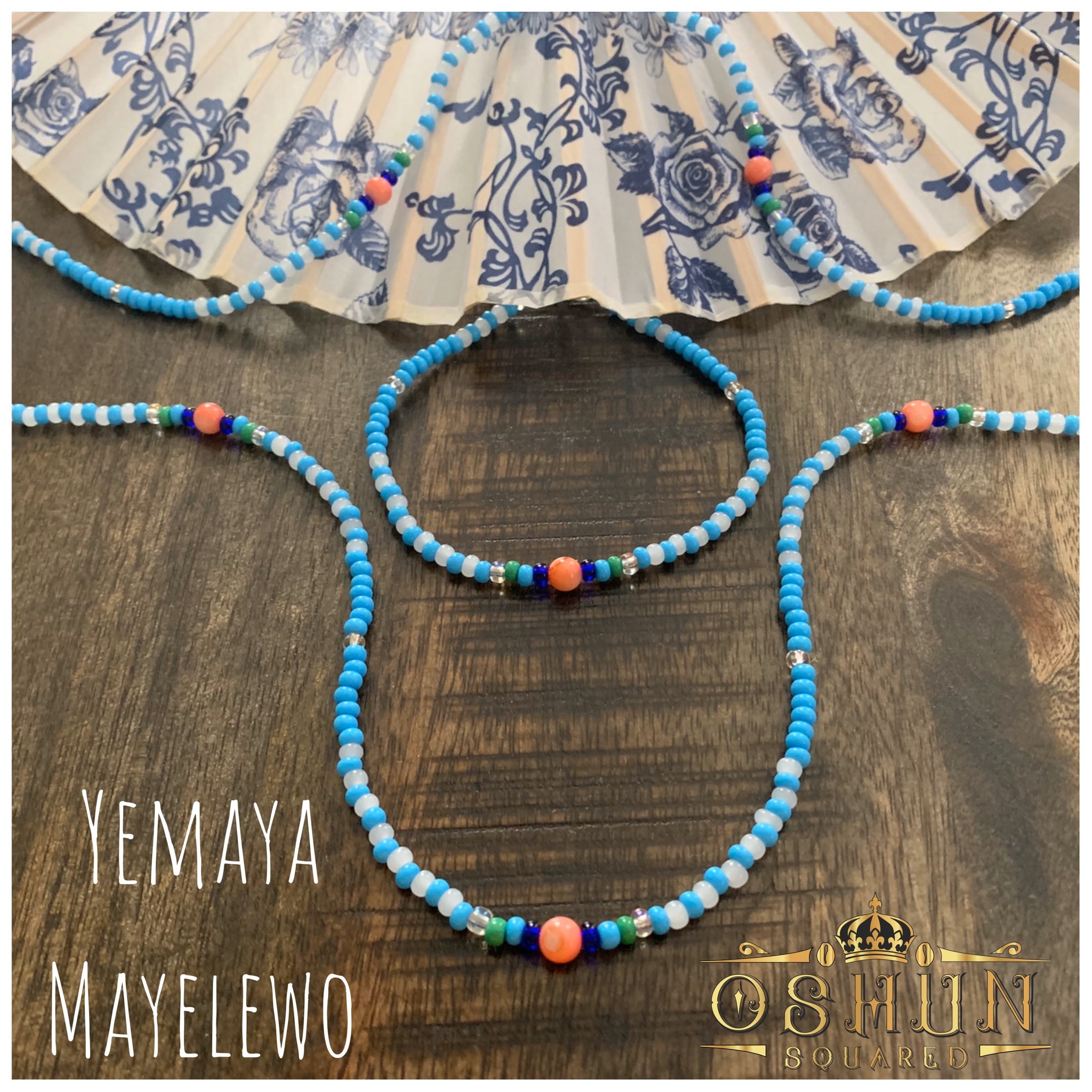 Bracelet Et Colliers Yemaya - Set De Bijoux Neuf Sans Emballage - Style Ethnique Ou Spirituel