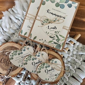 10x GUEST GIFT Wedding Baptism Communion Vintage Boho personalized Party Favors Flower seeds Dandelions Wedding guest gift image 2