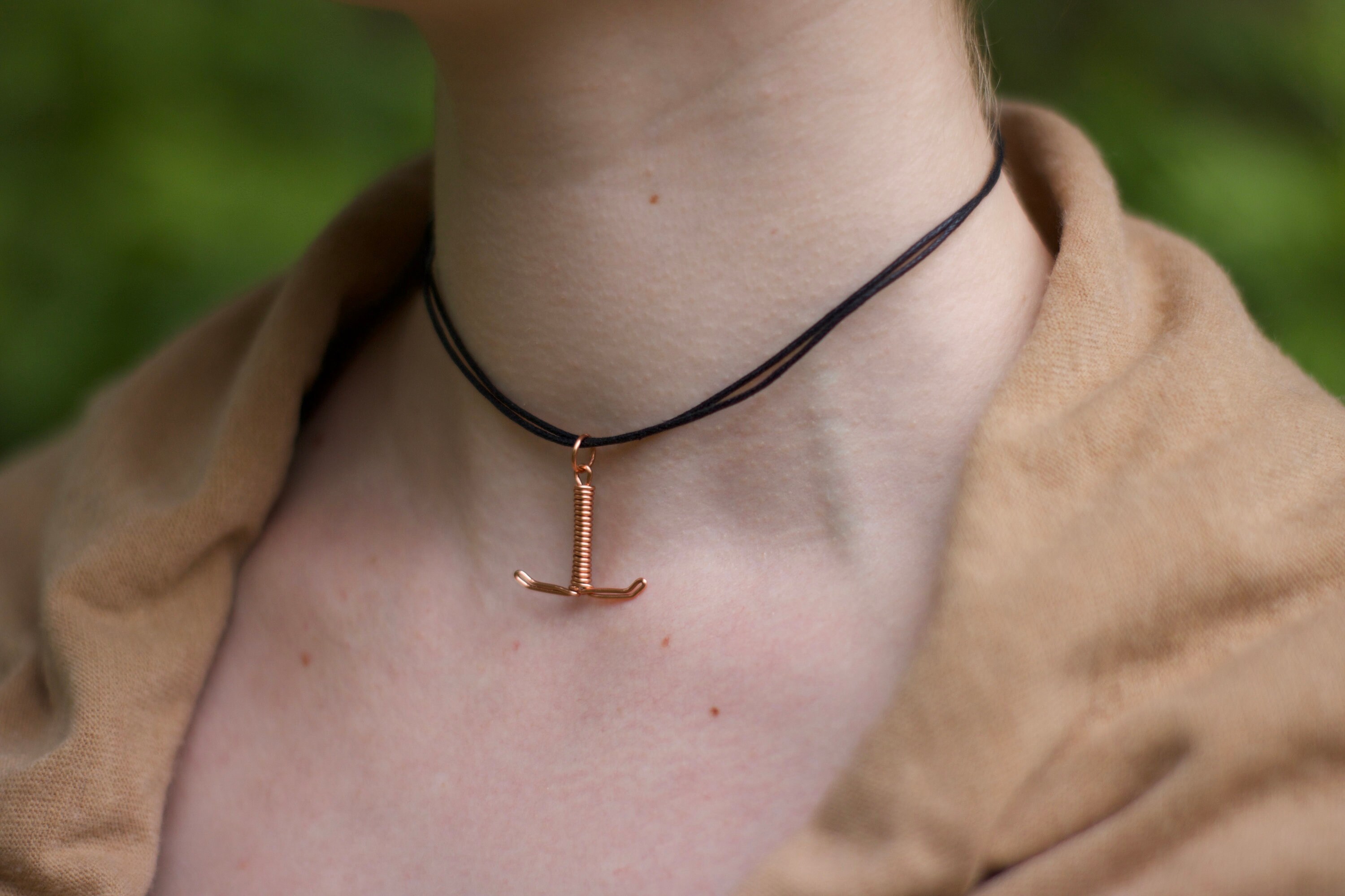 Copper IUD Necklace | Etsy