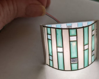 Dollhouse Miniature Retro Light - Turquoise