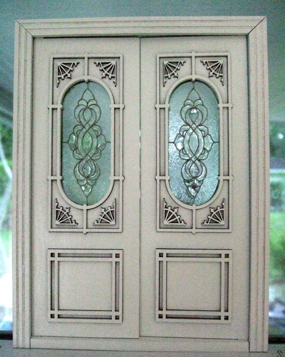 Dollhouse Miniature Double Door Etsy