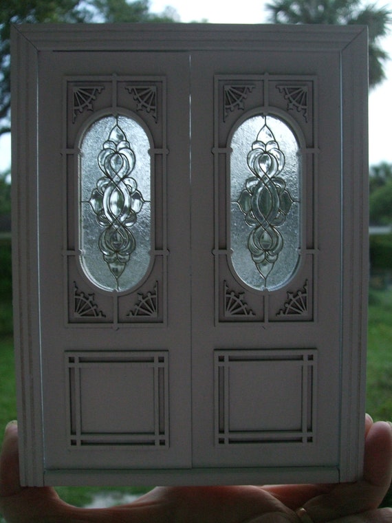 Dollhouse Miniature Double Door Etsy
