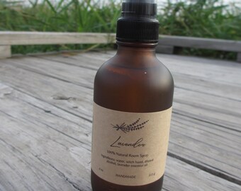 Spray per tessuti in lino naturale fatto a mano / Spray per tessuti / Deodorante per ambienti / Spray per cuscini