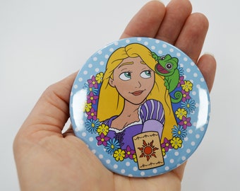 Disney's Rapunzel Pocket Mirror by Tattoo Tom