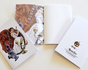 Beauty & The Beast Star Wars Notepad  by Tattoo Tom