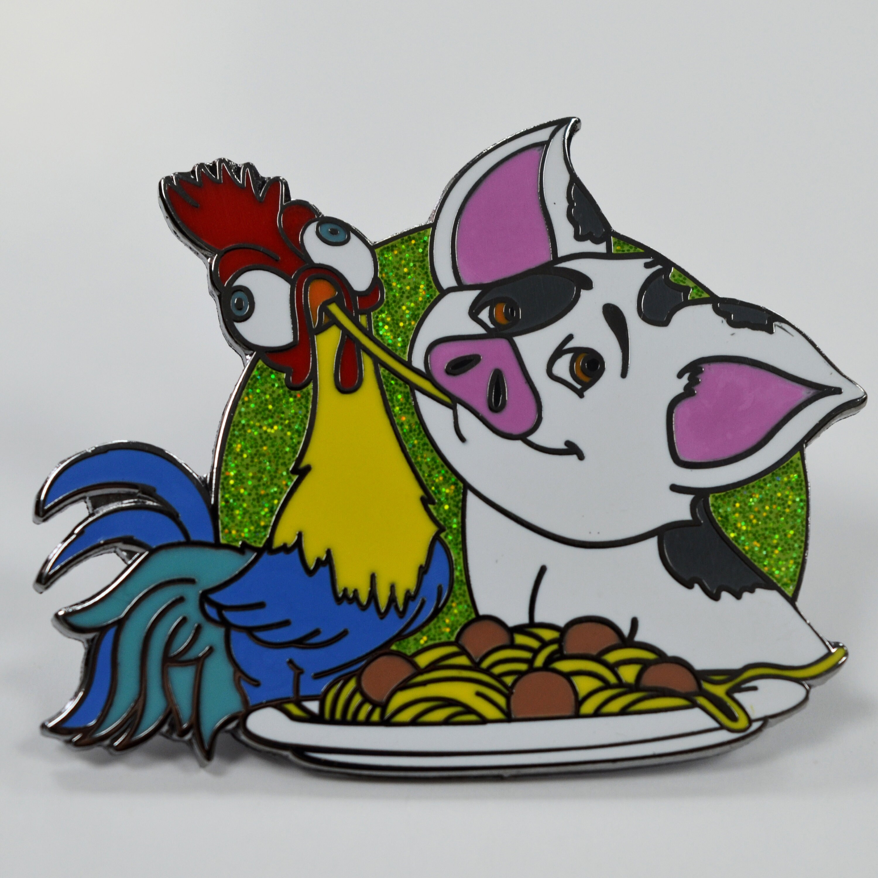 Disney Hei Hei And Pua Pin Badge By Tattoo Tom Etsy