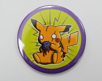 Zombie Pikachu Pocket Mirror by Tattoo Tom