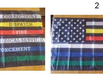 first responder flag etsy