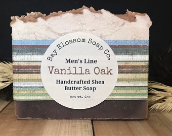 Men’s Vanilla Oak Handcrafted Bar Soap