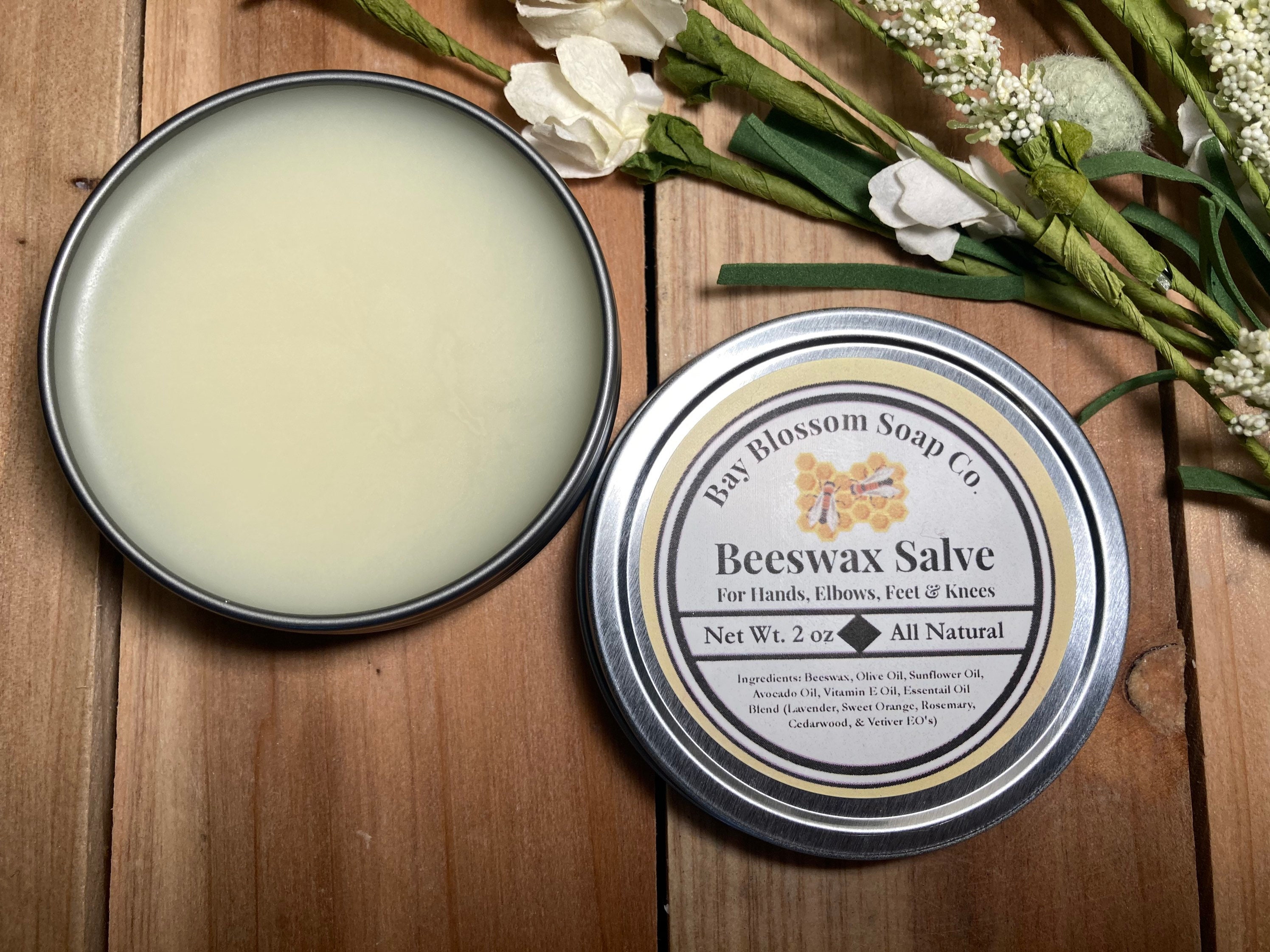 Beeswax Salve Natural Salve for Hands Elbows Knees and | Etsy