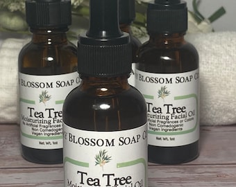 Tea Tree Moisturizing Facial Oil: Natural Essential Oil Serum