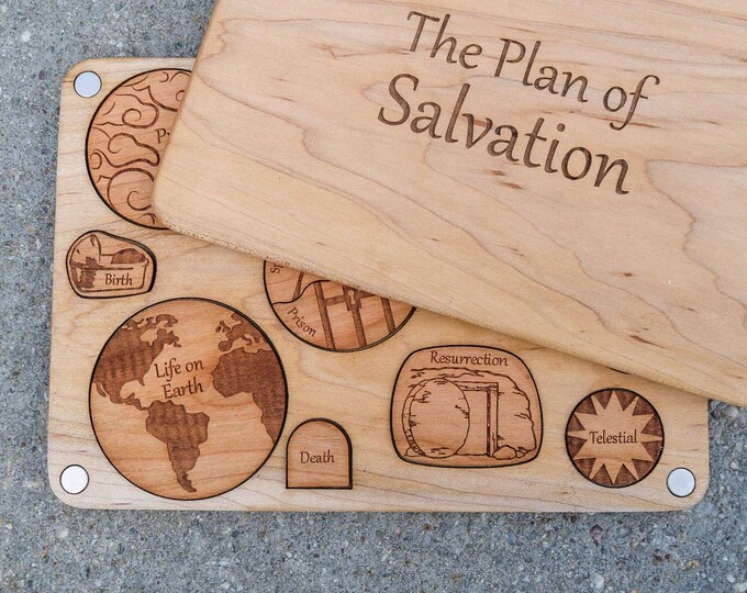 Plan of Salvation Wooden Puzzle Gospel Puzzle LDS Church - Etsy