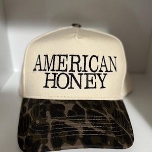 LeopardVintage Trucker Hat - monogram