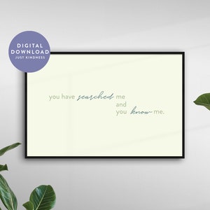 PSALM 139 - Me and You | Printable, Art Poster, Wall Art, Wall Decor, Scripture Art, Christian Art, Bible Verse Art, Home Decor, Digital Art
