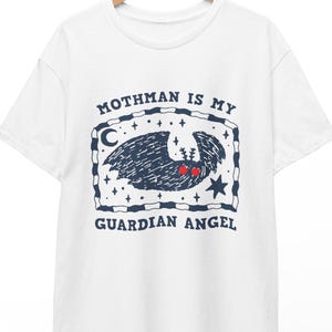 Mothman is my Guardian Angel funny Cryptids Unisex T-shirt