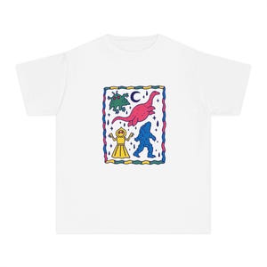 Bunte Cryptids Jugend Midweight Tee