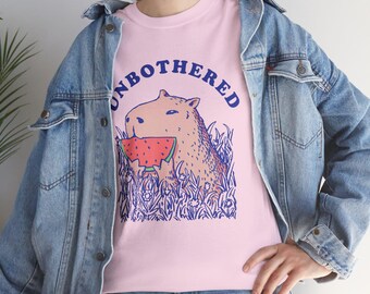 Maglietta unisex Unbothered Capybara
