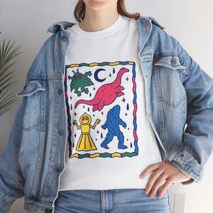 Colorful cryptids Unisex T-shirt